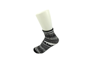 جوراب های رنگی ضد پیراهن جوراب چاپ شده با فیبر براق سفید طولانی